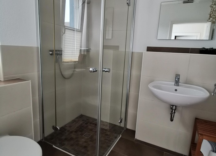Bad mit Dusche/WC im Erdgeschoss